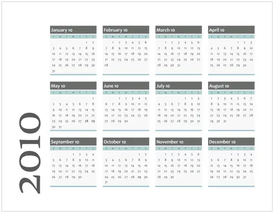 Get Calendar Template Microsoft Word 2007