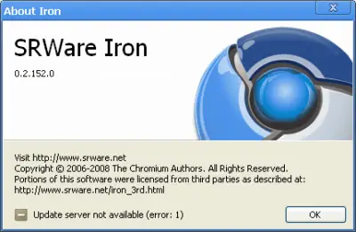 for windows instal SRWare Iron 116.0.5900.0