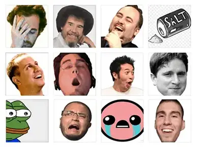 Twitch chat emotes